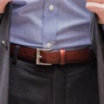 ブランデー ウェンズデー メンズ クラシック レザーベルト - 画像 (4)