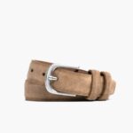メンズ リファインド レザー ベルト サンドストーン マンデー